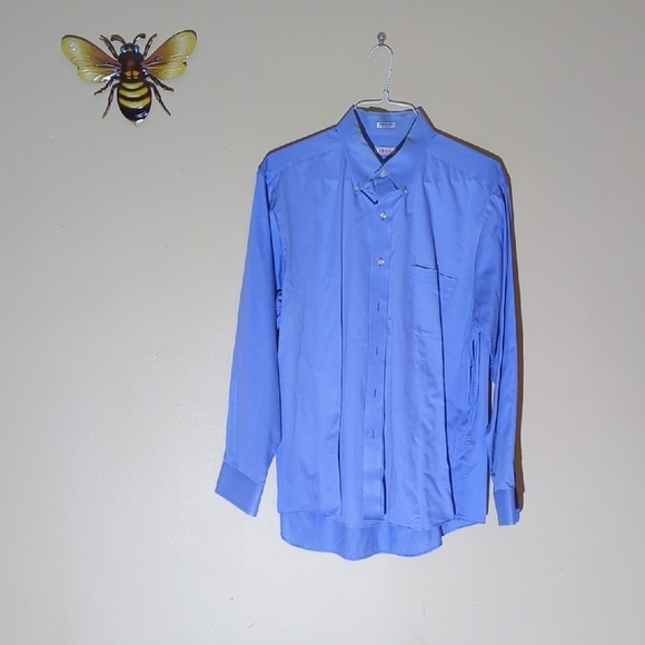 Izod Other - Izod Men's Casual Blue Button-Down Dress Shirt
